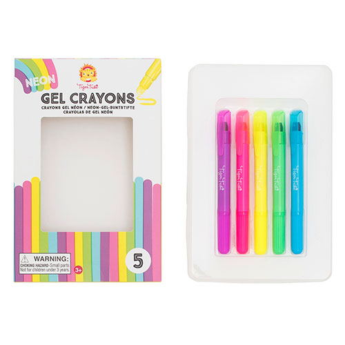 Buy Tiger Tribe Neon Gel Crayons | Yallatoys.com