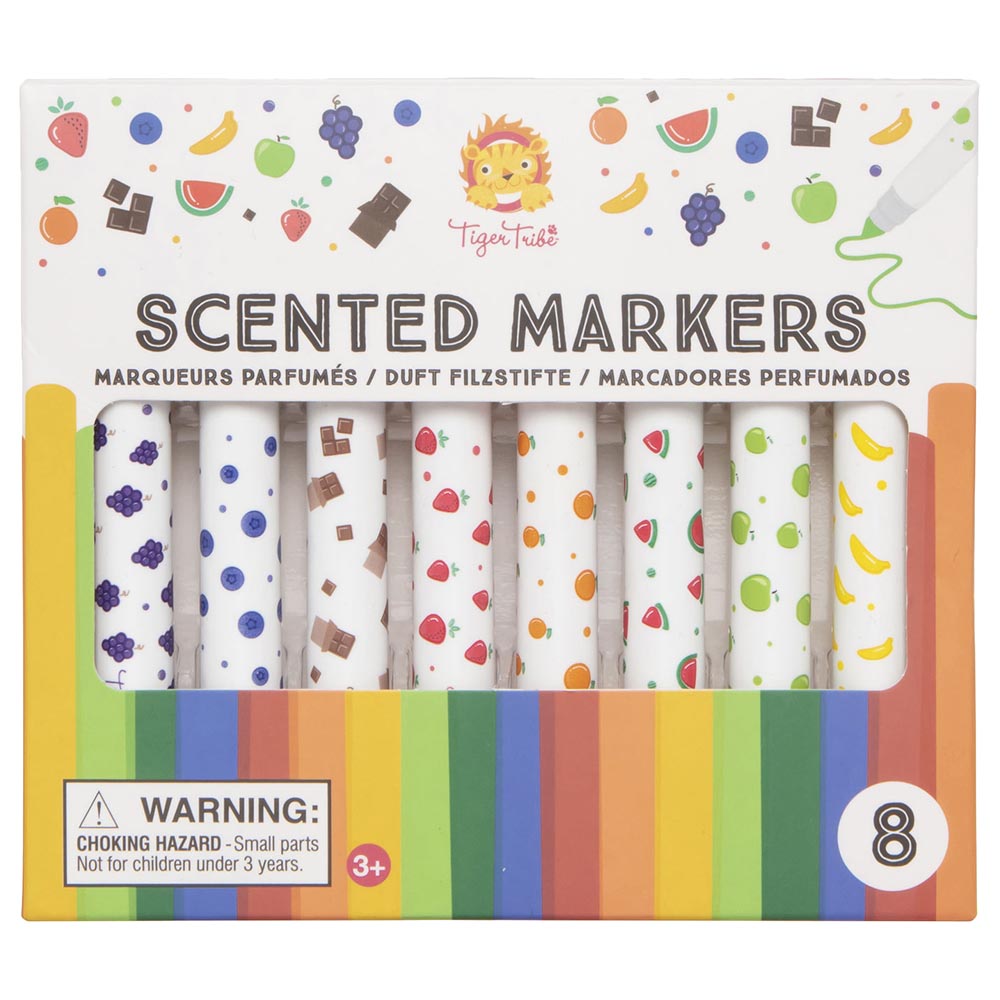Buy Tiger Tribe Fruity Scented Coloured Markers | Yallatoys.com
