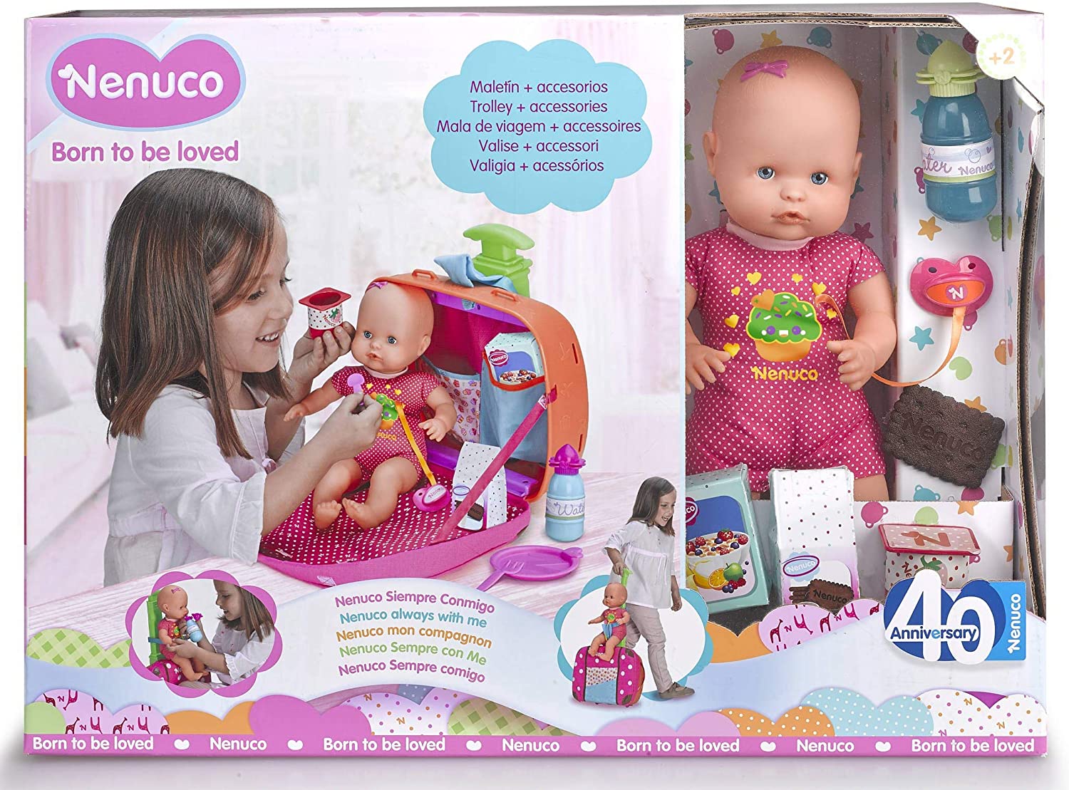 Buy Nenuco Doll Always With Me Suitcase 35cm | Yallatoys.com