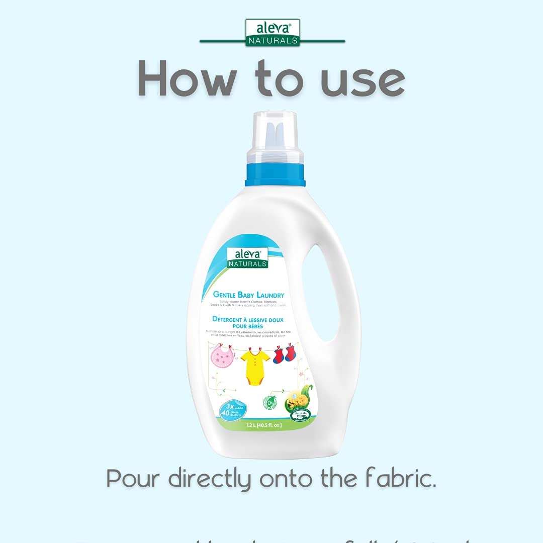 Aleva Nat. Gentle Baby Laundry 1.2 Ltr Aleva Naturals Yallatoys