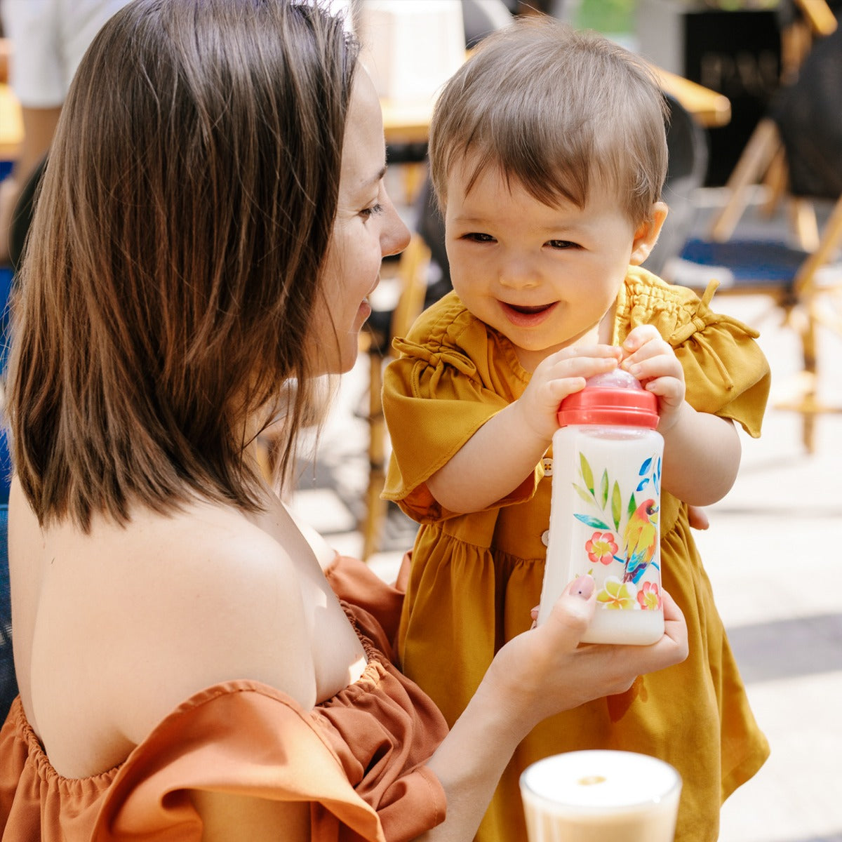 Tommy Lise Feeding Bottle Blooming Day 360 Ml. Tommy Lise Yallatoys