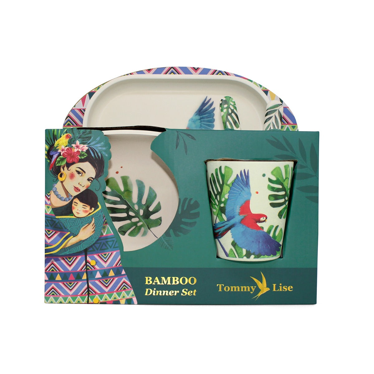 Tommy Lise Bamboo Dinner Set Feathery Mood Tommy Lise Yallatoys