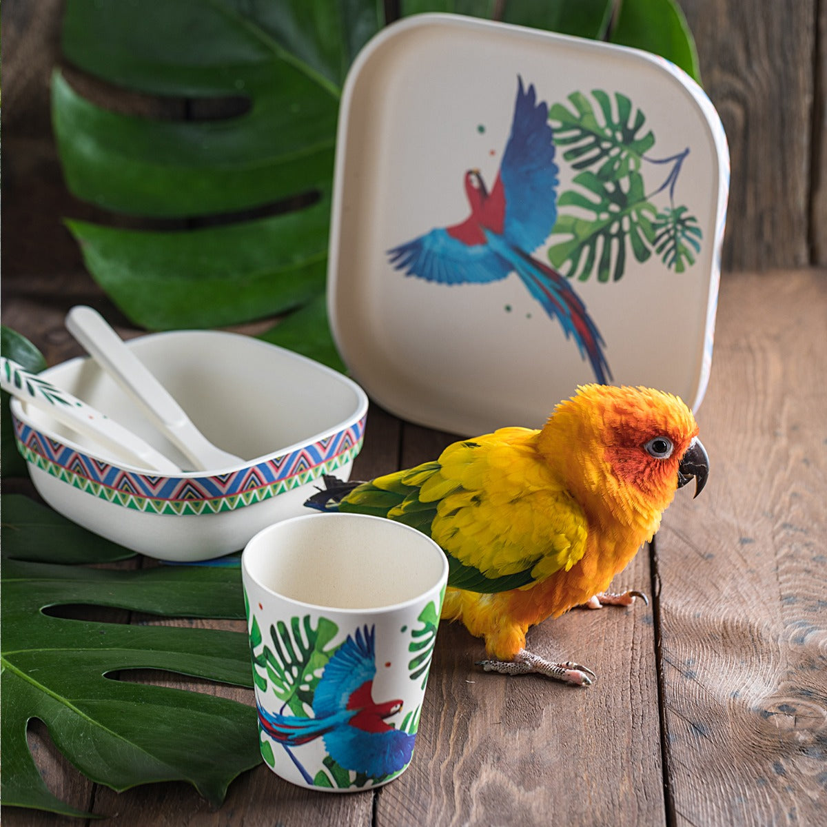 Tommy Lise Bamboo Dinner Set Feathery Mood Tommy Lise Yallatoys