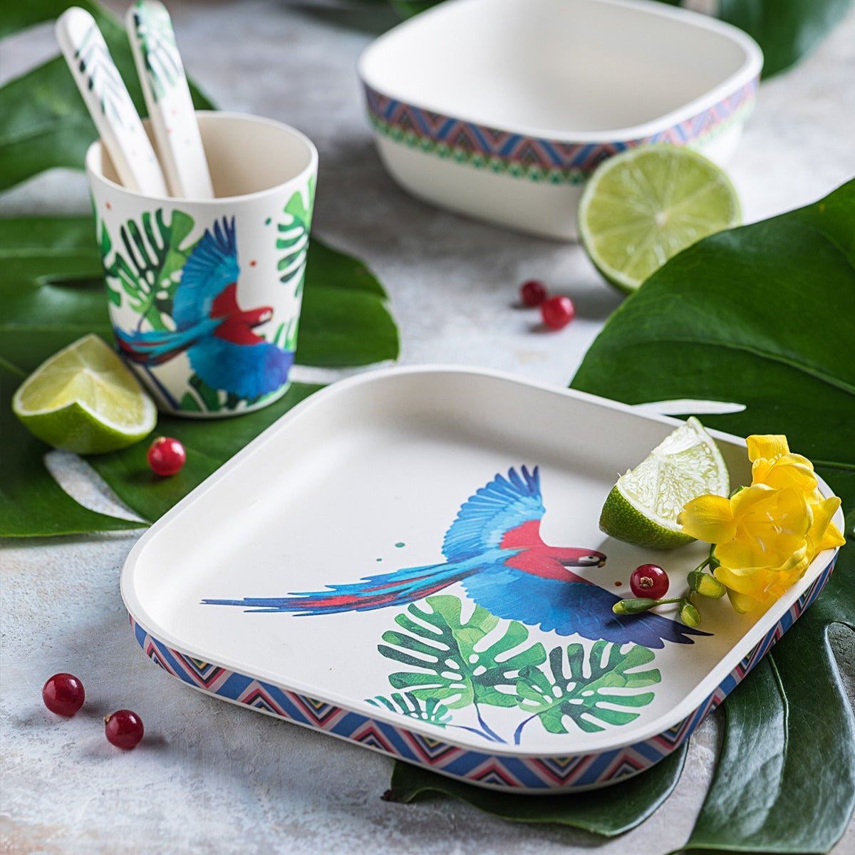 Tommy Lise Bamboo Dinner Set Feathery Mood Tommy Lise Yallatoys