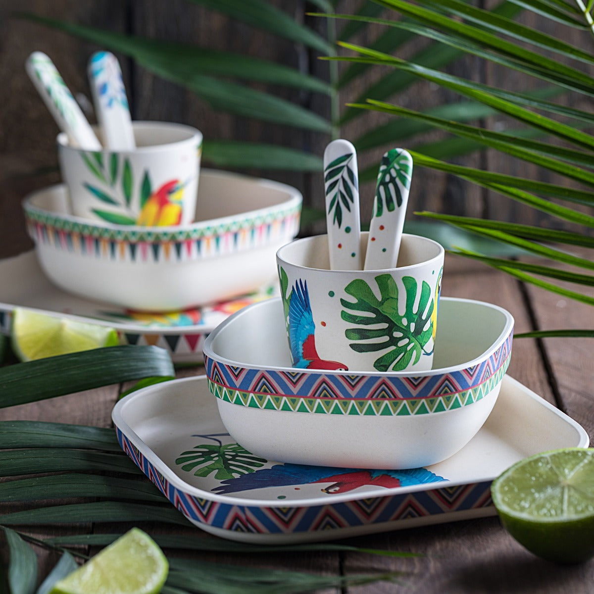 Tommy Lise Bamboo Dinner Set Feathery Mood Tommy Lise Yallatoys