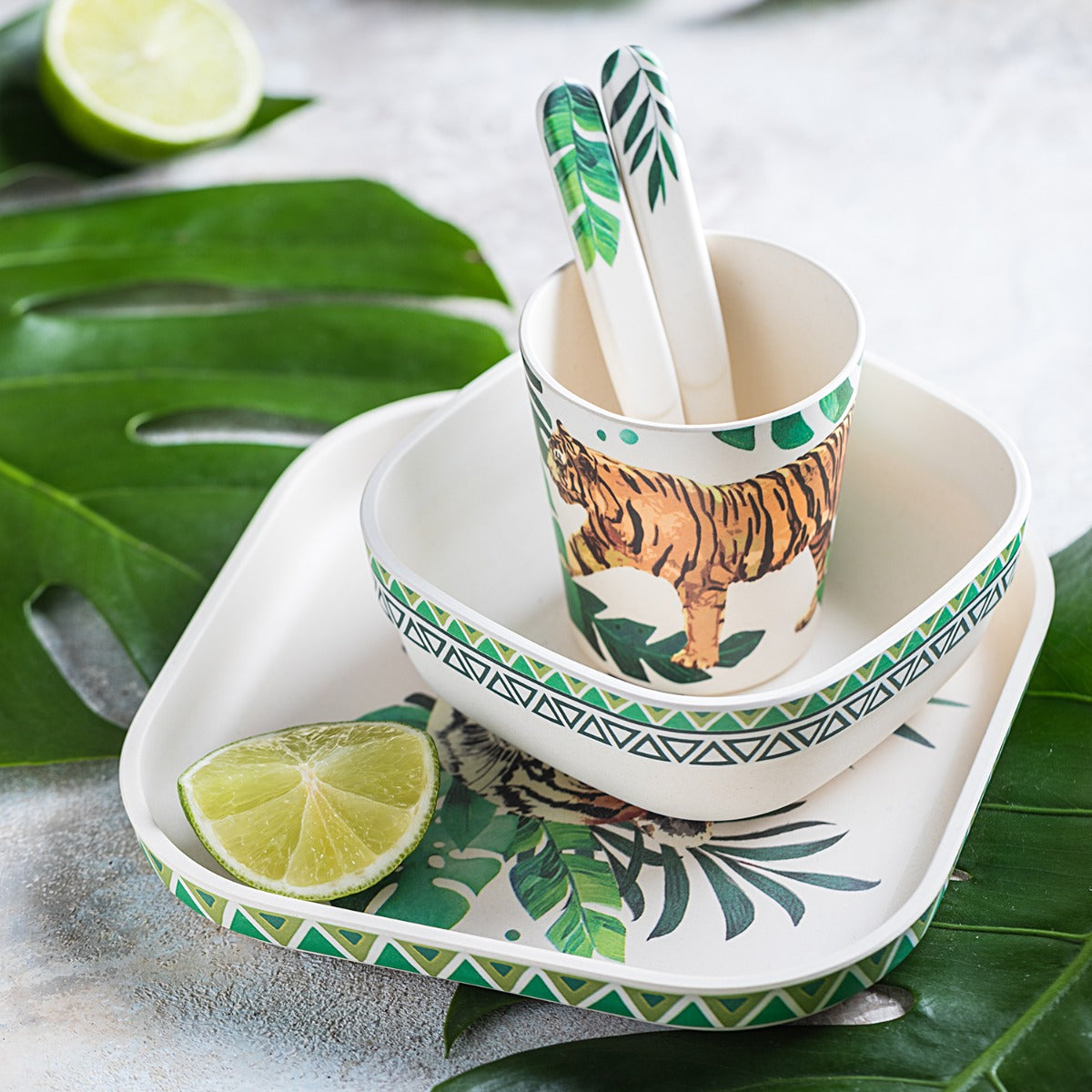 Tommy Lise Bamboo Dinner Set Wild And Free Tommy Lise Yallatoys
