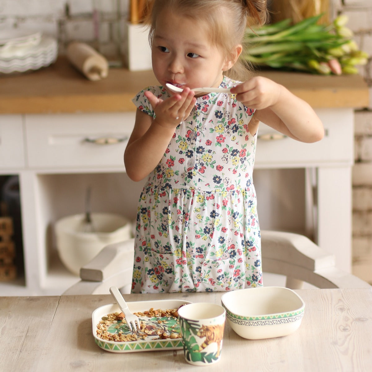 Tommy Lise Bamboo Dinner Set Wild And Free Tommy Lise Yallatoys