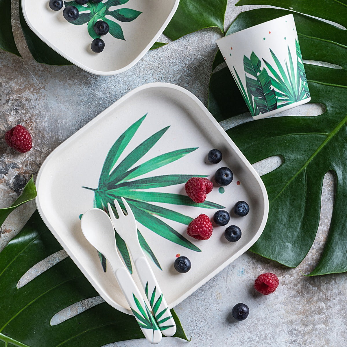 Tommy Lise Bamboo Dinner Set Evergreen Tommy Lise Yallatoys