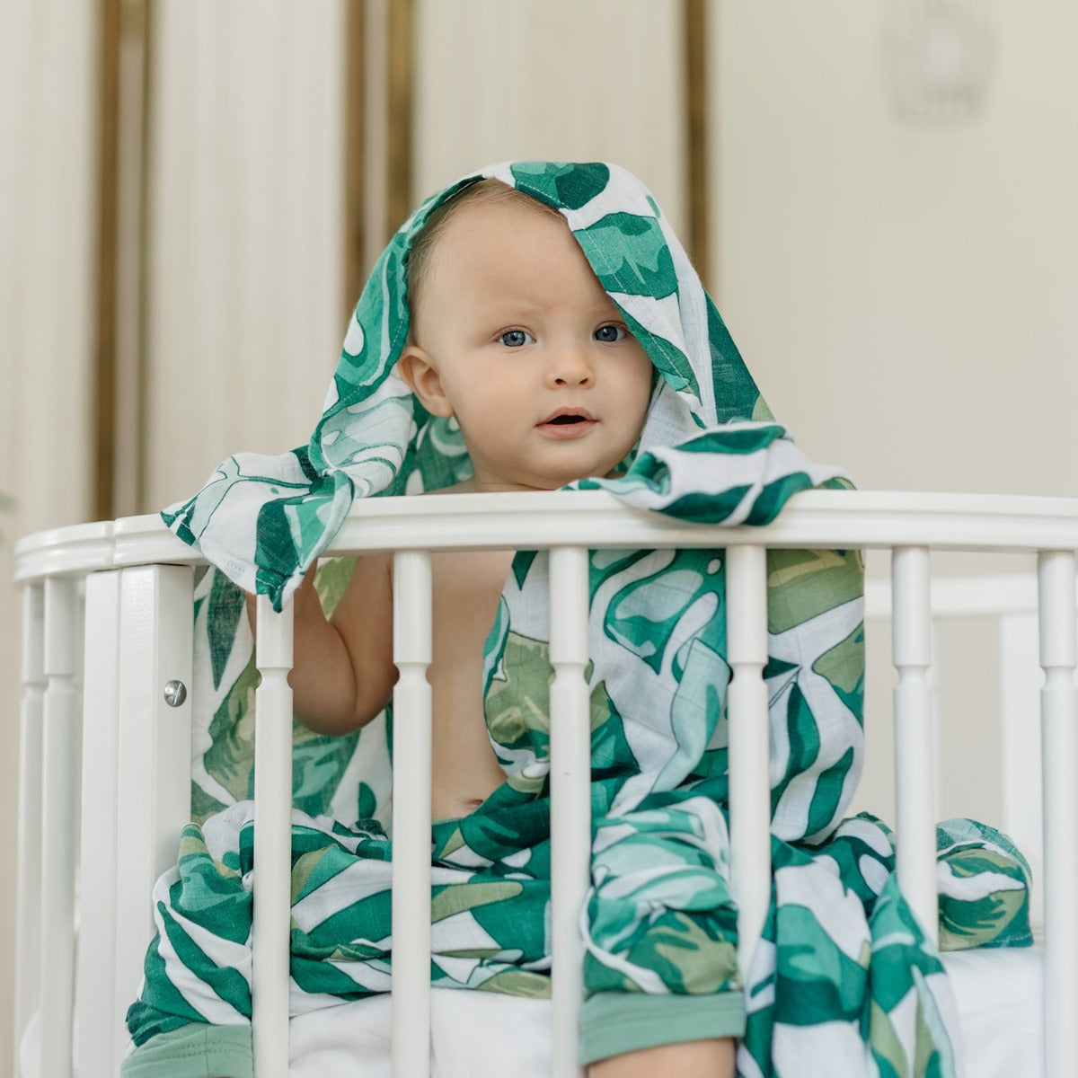 Tommy Lise Muslin Swaddle Roaming Mangrove(120X120Cm Tommy Lise Yallatoys