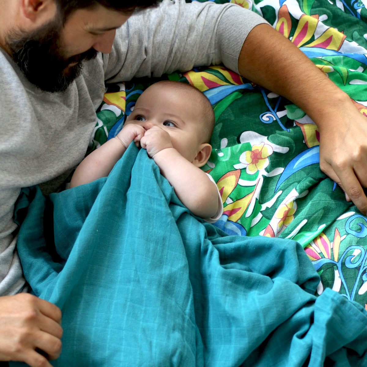 Tommy Lise Muslin Swaddle Lush Garden 120X120Cm Tommy Lise Yallatoys