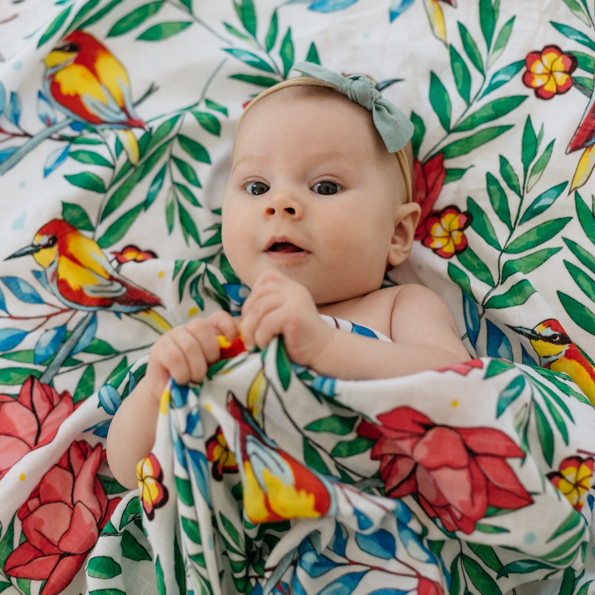 Tommy Lise Muslin Swaddle  Blooming Day 120X120Cm Tommy Lise Yallatoys
