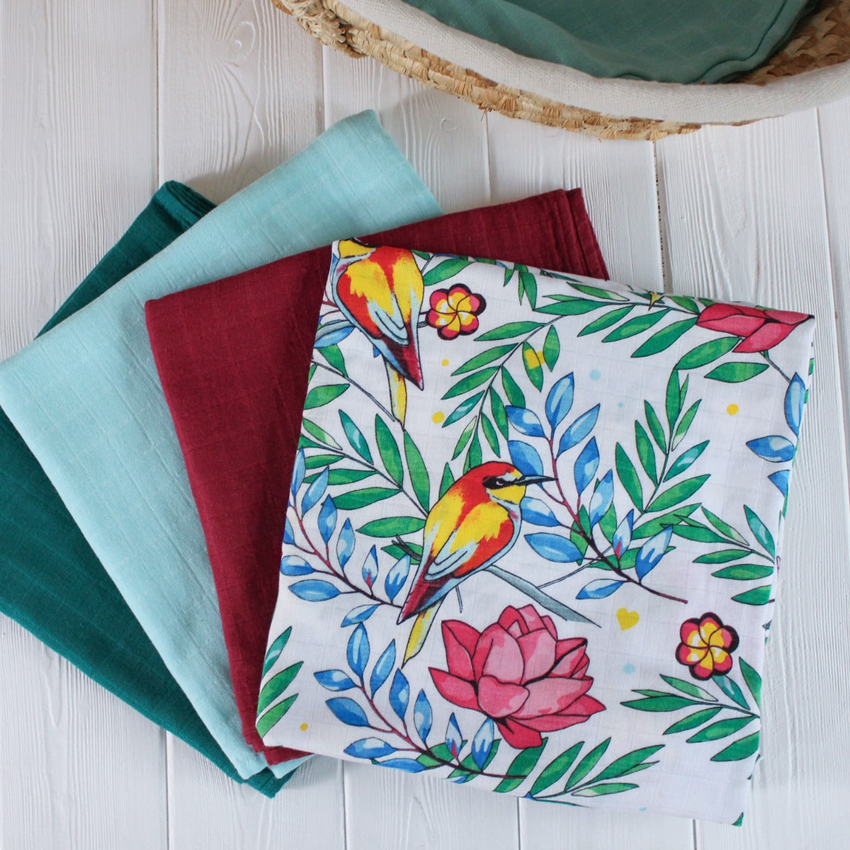 Tommy Lise Muslin Swaddle  Blooming Day 120X120Cm Tommy Lise Yallatoys