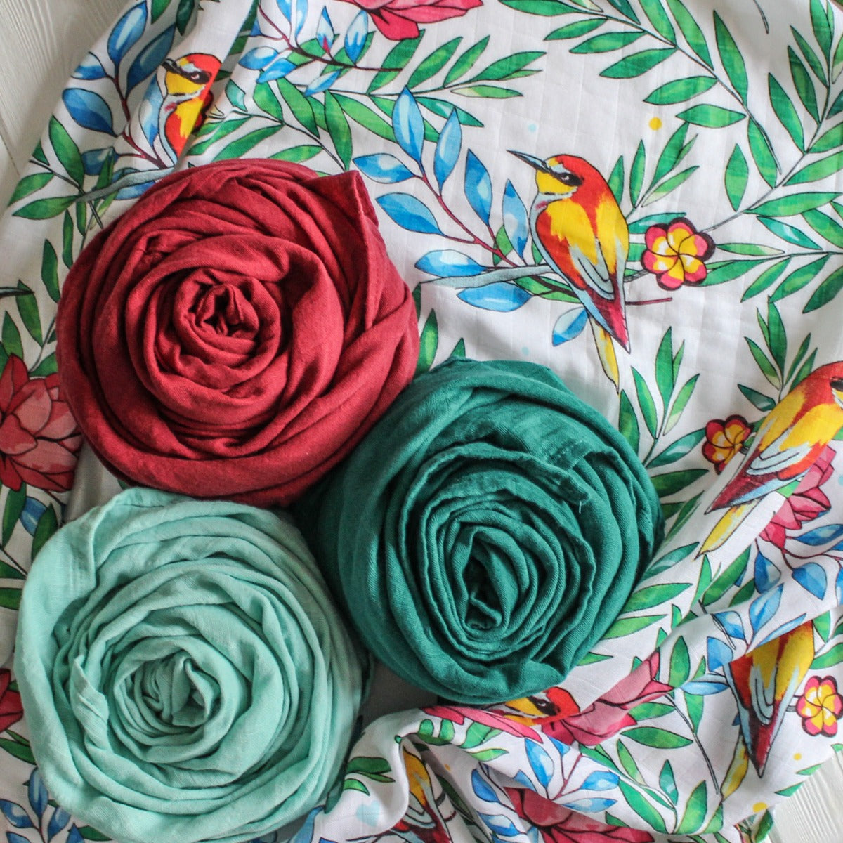 Tommy Lise Muslin Swaddle  Blooming Day 120X120Cm Tommy Lise Yallatoys