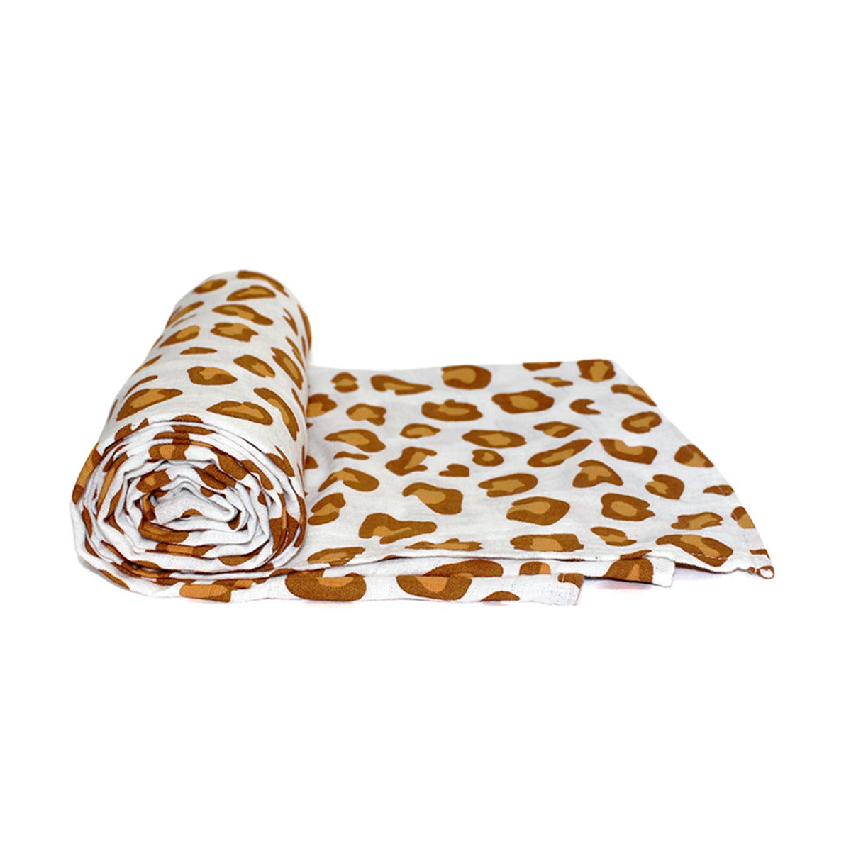Tommy Lise Muslin Swaddle - White Leopard (120x120cm) Tommy Lise Yallatoys
