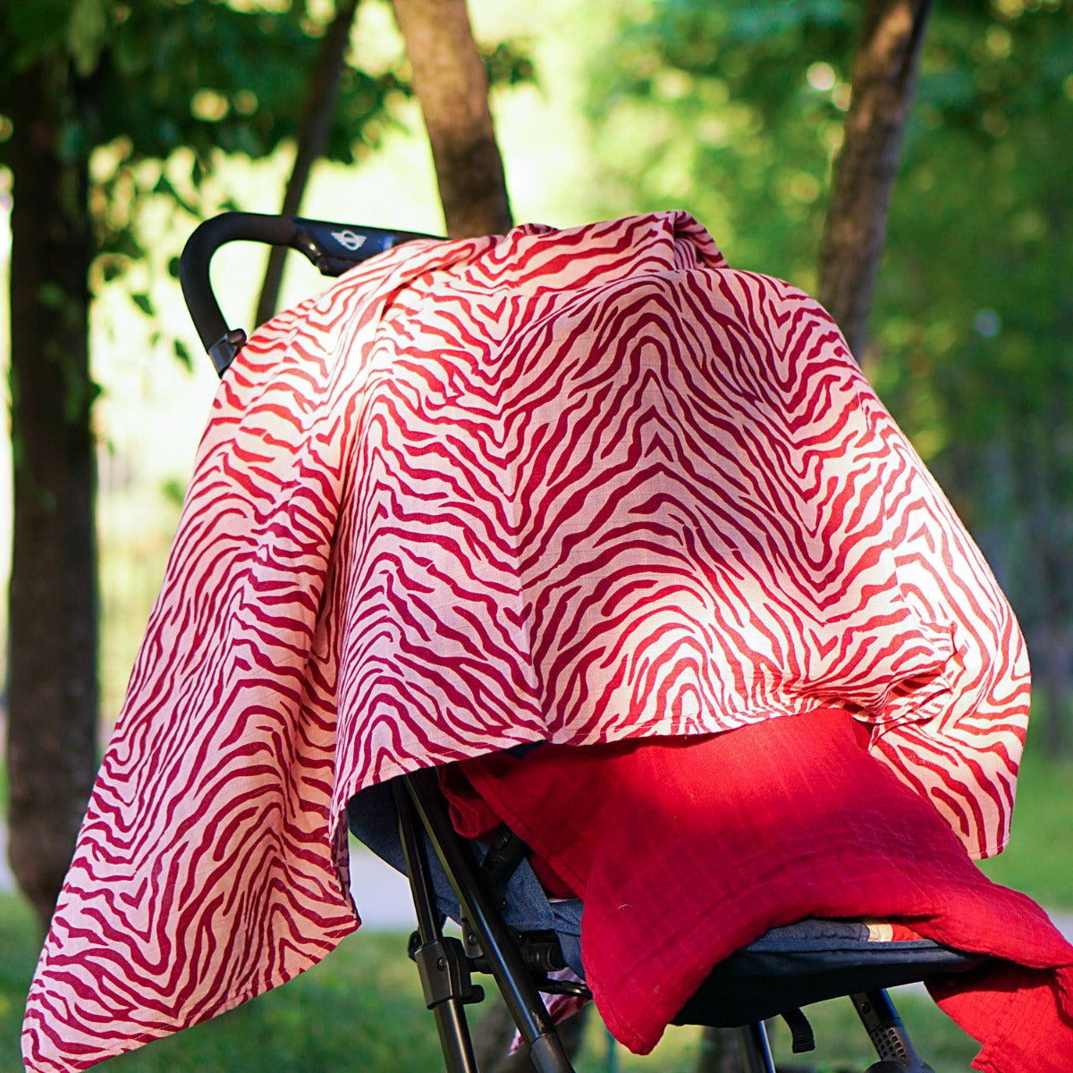 Tommy Lise Baby Swaddle Marsala Tiger 120X120Cm Tommy Lise Yallatoys