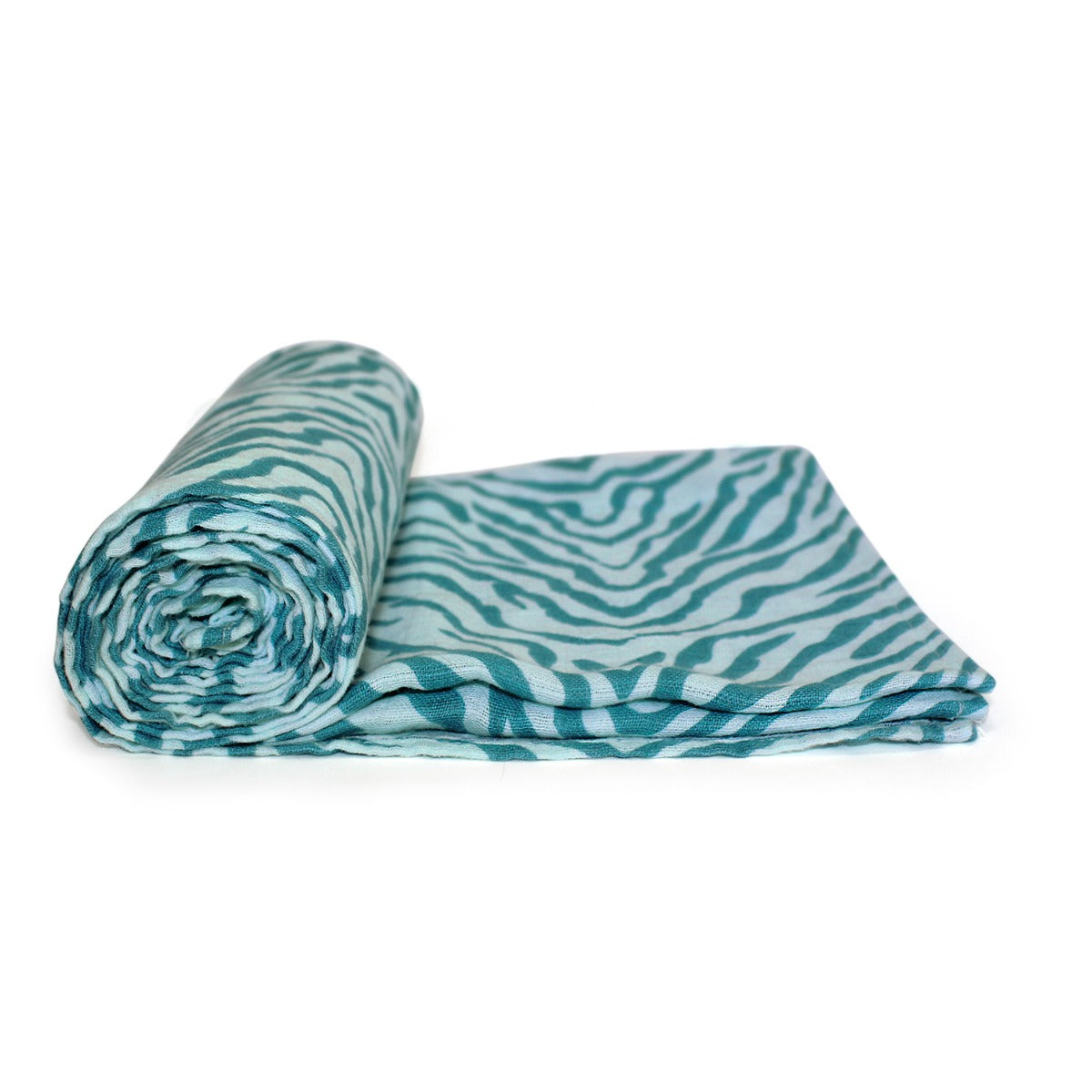 Tommy Lise Baby Swaddle Blue Tiger 120X120Cm Tommy Lise Yallatoys