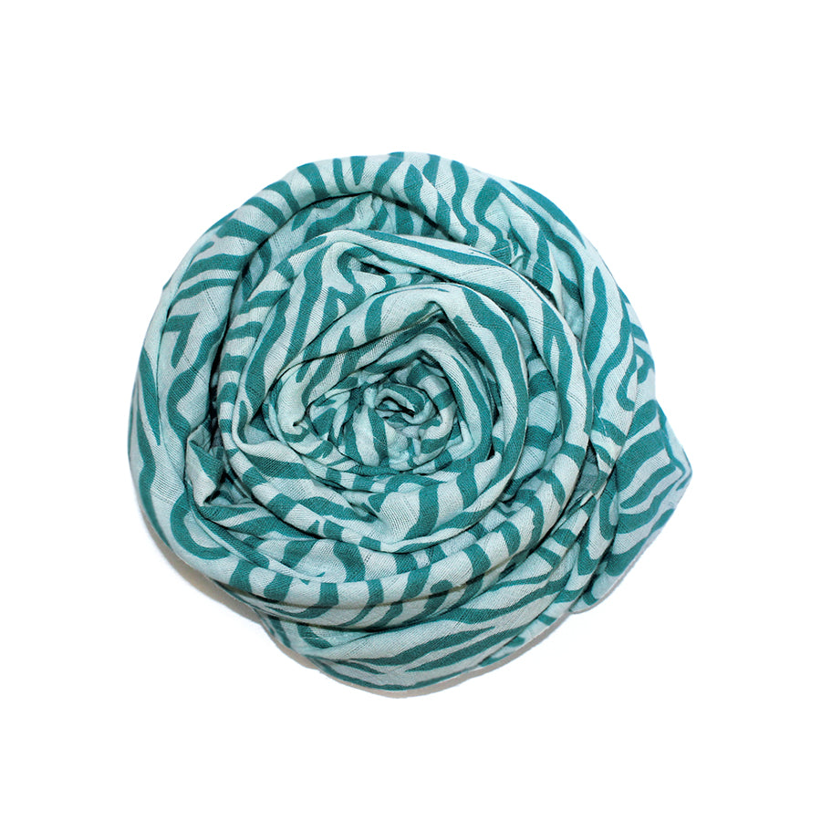 Tommy Lise Baby Swaddle Blue Tiger 120X120Cm Tommy Lise Yallatoys