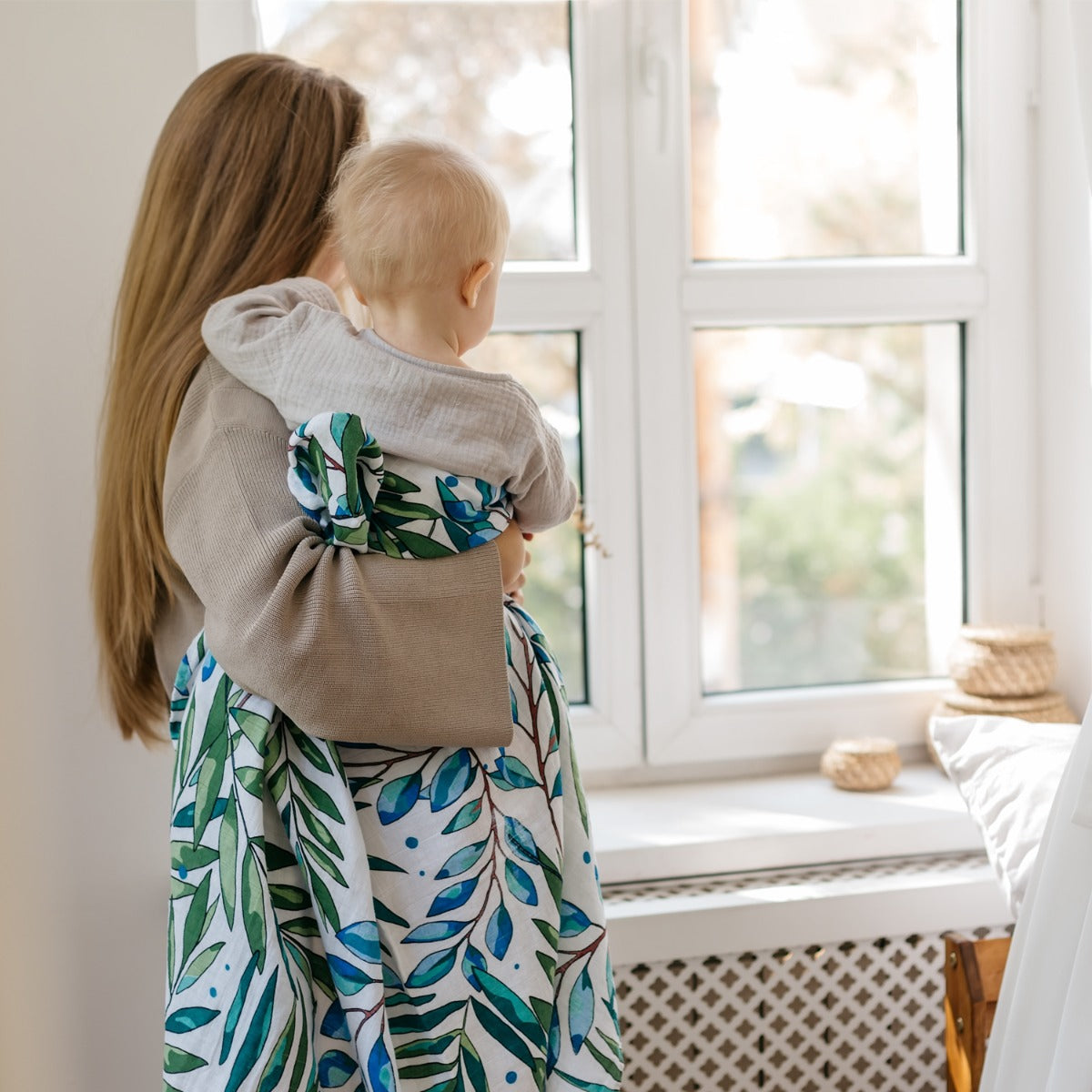 Tommy Lise Muslin Swaddle Dancing Shrub 120X120Cm Tommy Lise Yallatoys