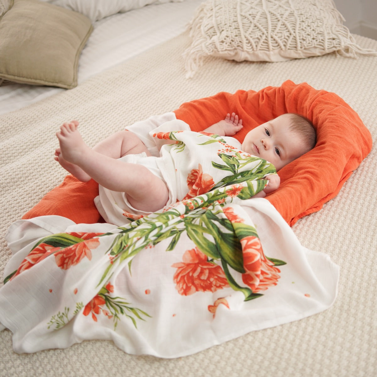 Tommy Lise Baby Swaddle Scarlet Dreams Set 90X90 Cm Tommy Lise Yallatoys