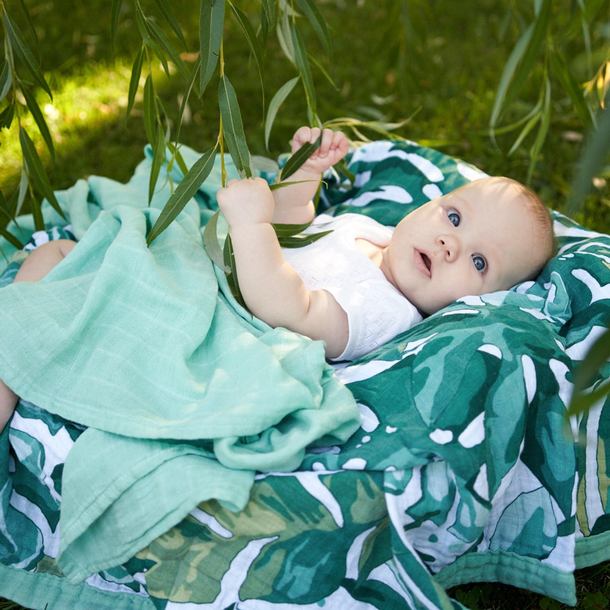 Tommy Lise Baby Blanket Roaming Mangrove 106X106 Cm Tommy Lise Yallatoys