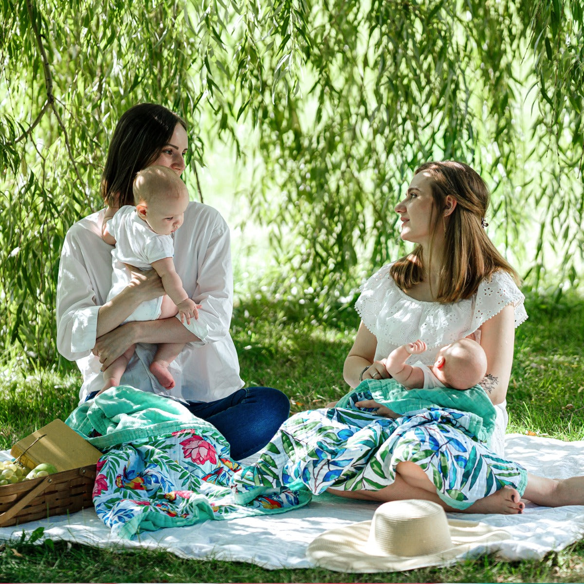 Tommy Lise Baby Blanket Dancing Shrub 106X106 Cm Tommy Lise Yallatoys