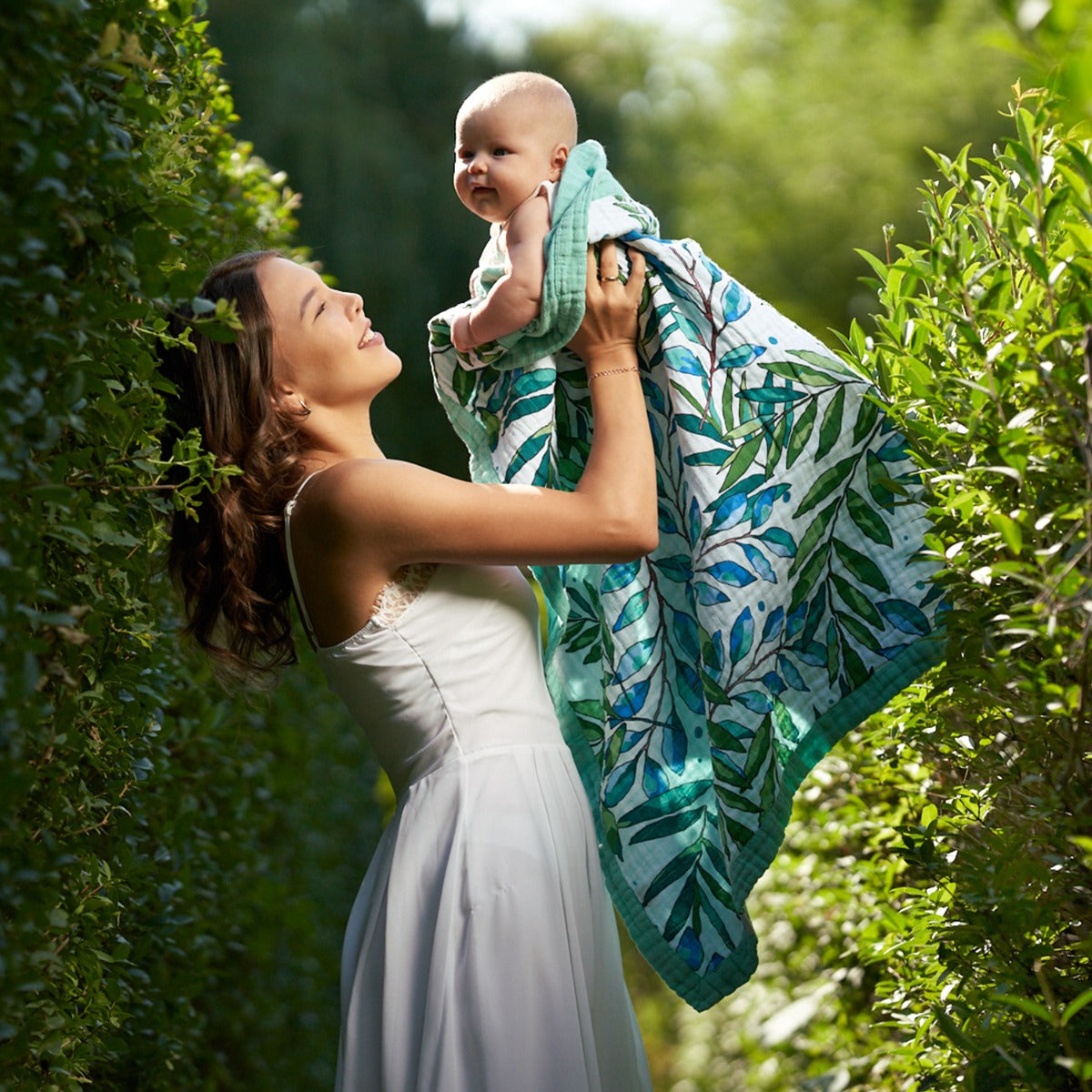 Tommy Lise Baby Blanket Dancing Shrub 106X106 Cm Tommy Lise Yallatoys