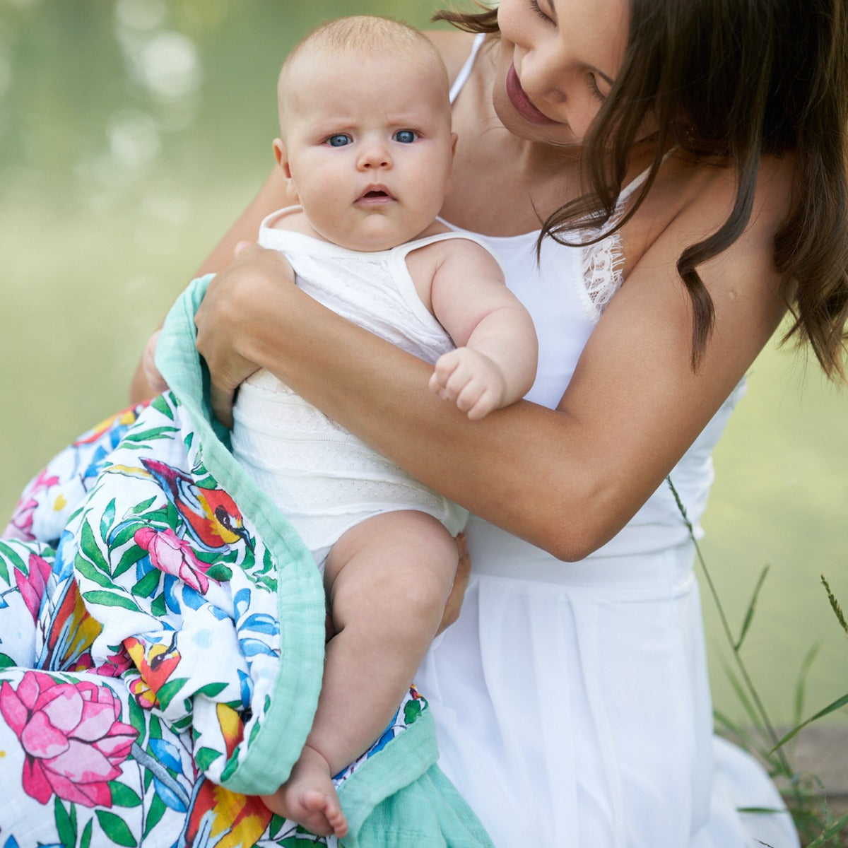 Tommy Lise Baby Blanket Blooming Day 106X106 Cm Tommy Lise Yallatoys
