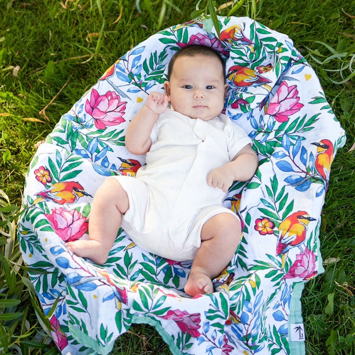 Tommy Lise Baby Blanket Blooming Day 106X106 Cm Tommy Lise Yallatoys