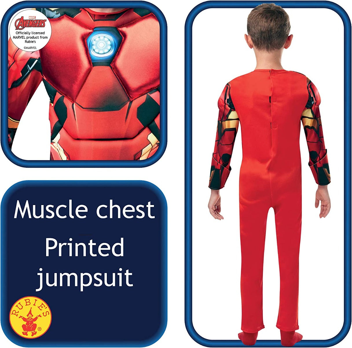 Buy Rubies Iron Man Deluxe Child Costume | Yallatoys.com