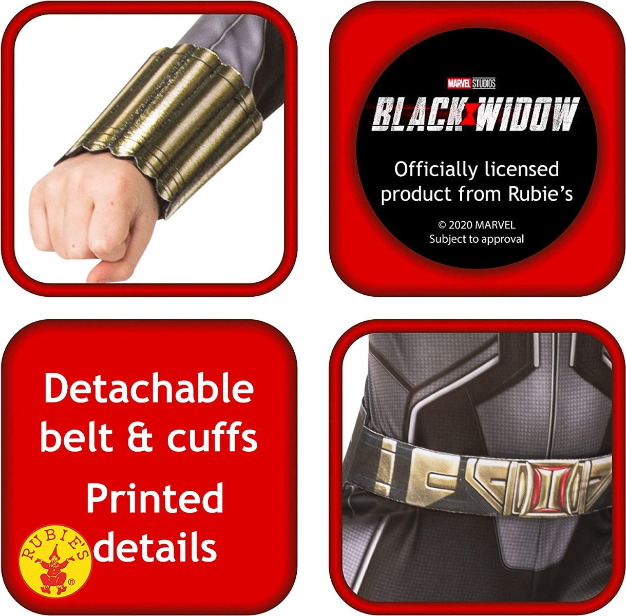 Buy Rubies Black Widow Marvel Costume Medium | Yallatoys.com