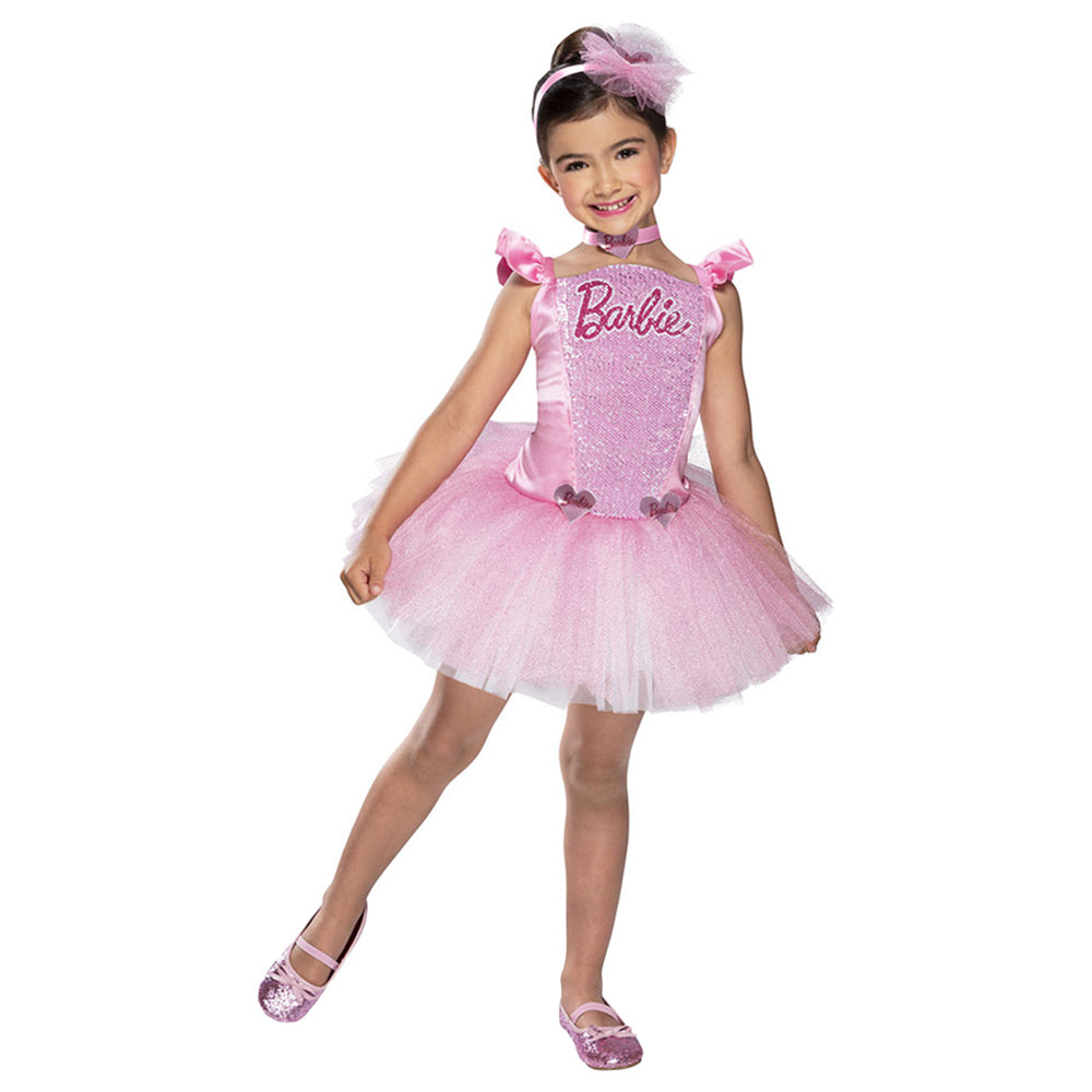 Rubies Mattel Barbie Ballerina Child Costume Pink