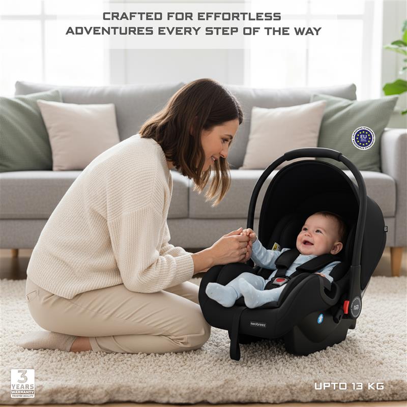 Neobreez VOMX1 PLUS 2 in 1 Travel System Stroller Black Neobreez Yallatoys