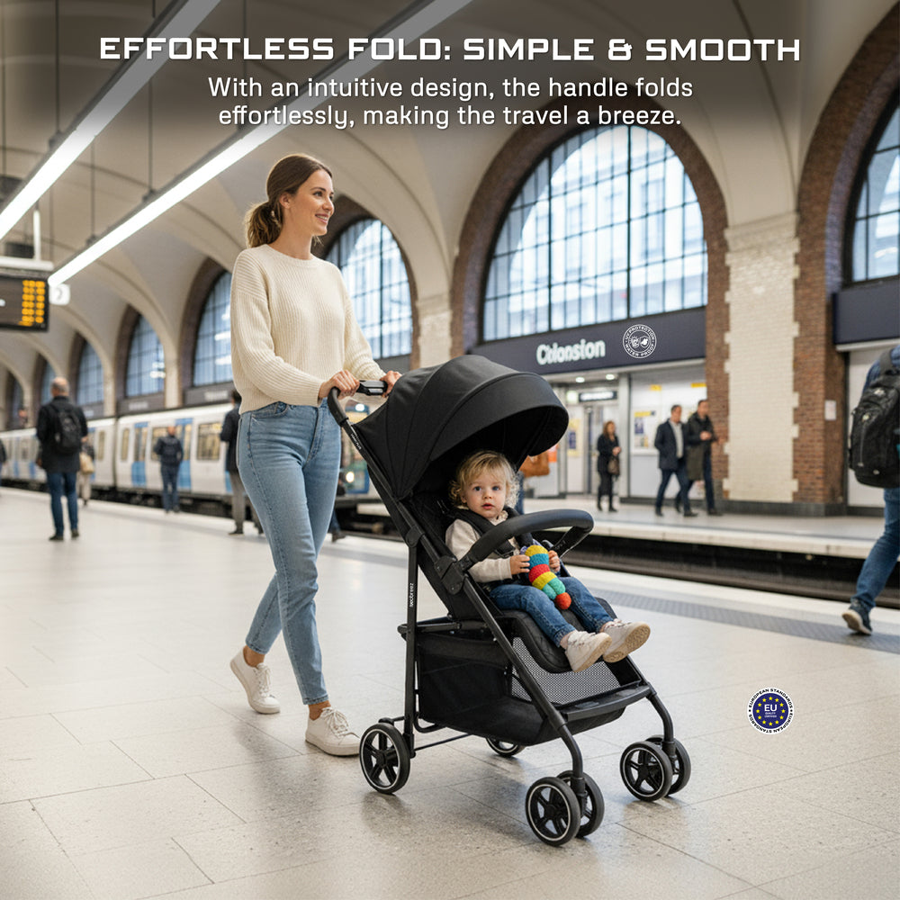Neobreez VOMX1 PLUS 2 in 1 Travel System Stroller Black Neobreez Yallatoys