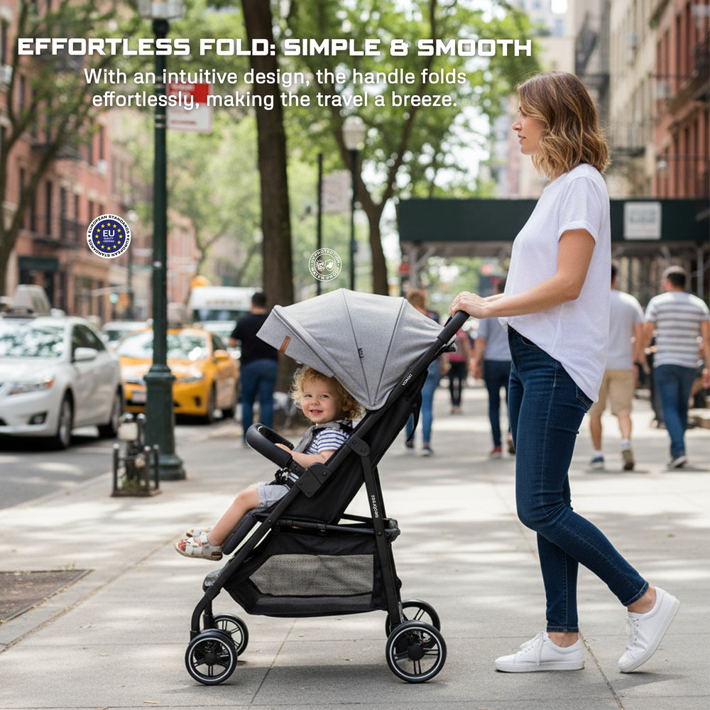 Neobreez VOMX1 Ultra Lightweight Stroller Medium Gray Neobreez Yallatoys