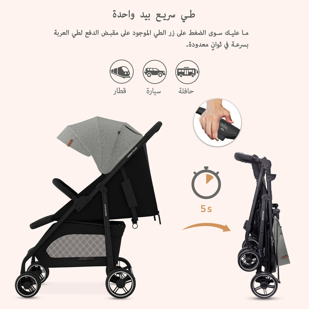 Neobreez VOMX1 PLUS 2 in 1 Travel System Stroller Neobreez Yallatoys