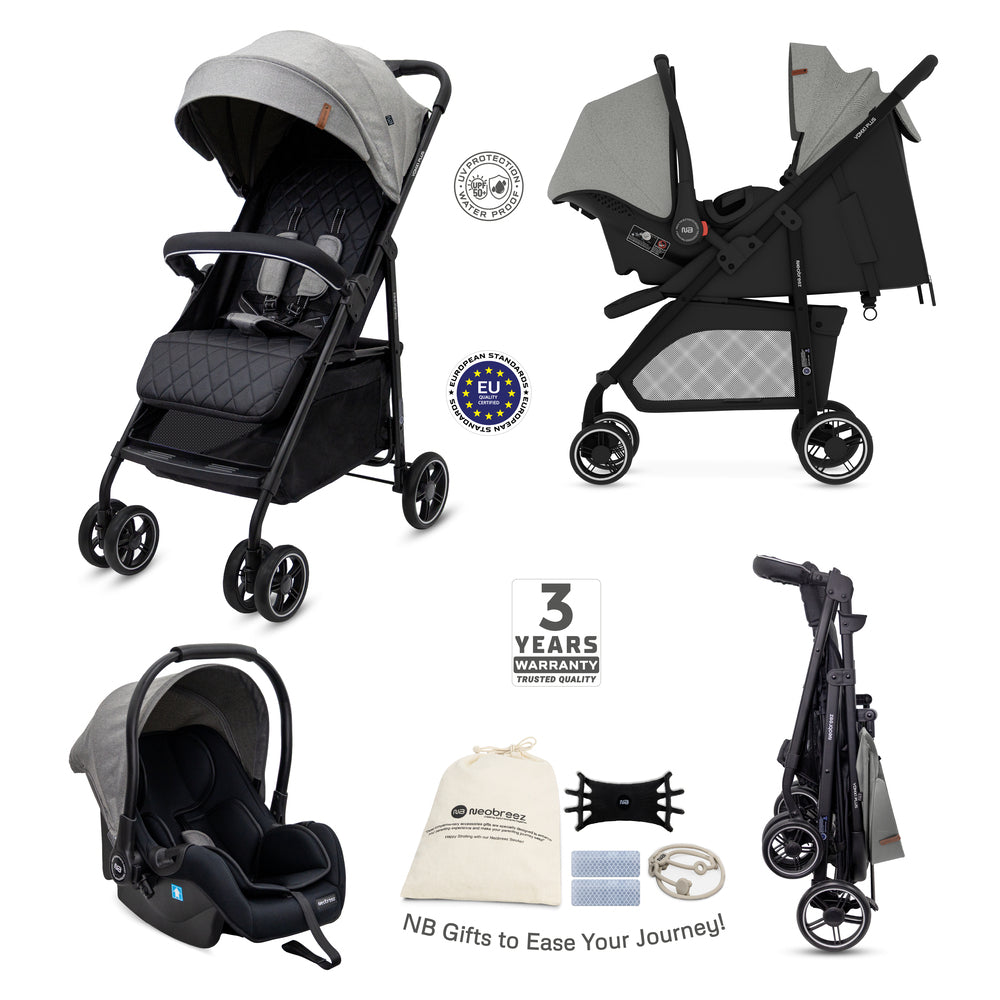 Neobreez VOMX1 PLUS 2 in 1 Travel System Stroller Neobreez Yallatoys