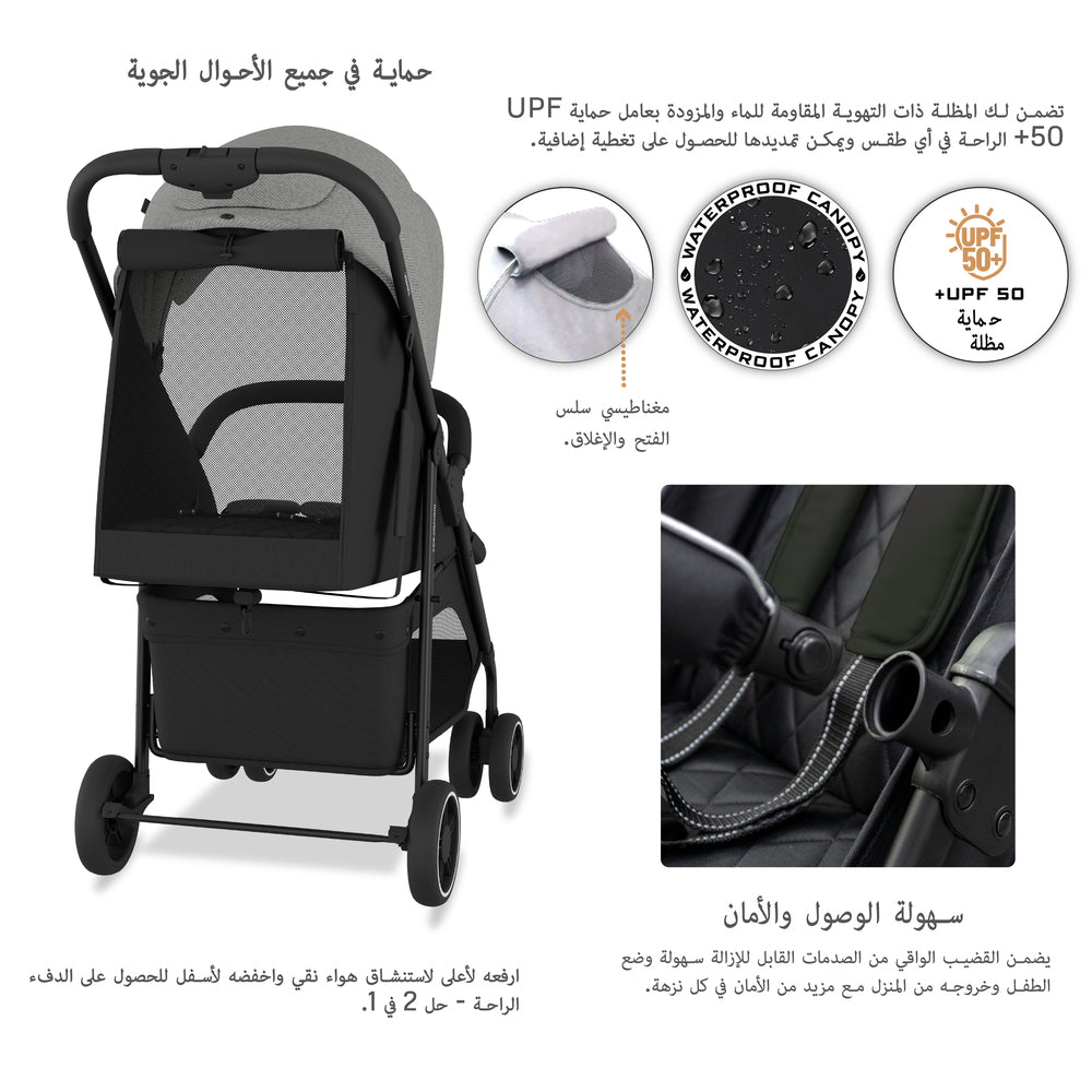 Neobreez VOMX1 PLUS 2 in 1 Travel System Stroller Neobreez Yallatoys