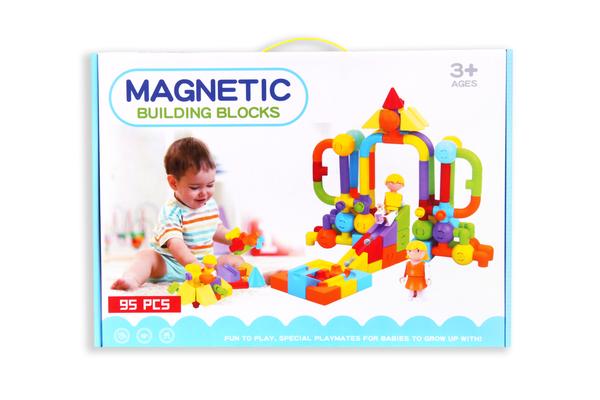 Buy Magnetic Building Blocks 95Pcs | Yallatoys.com