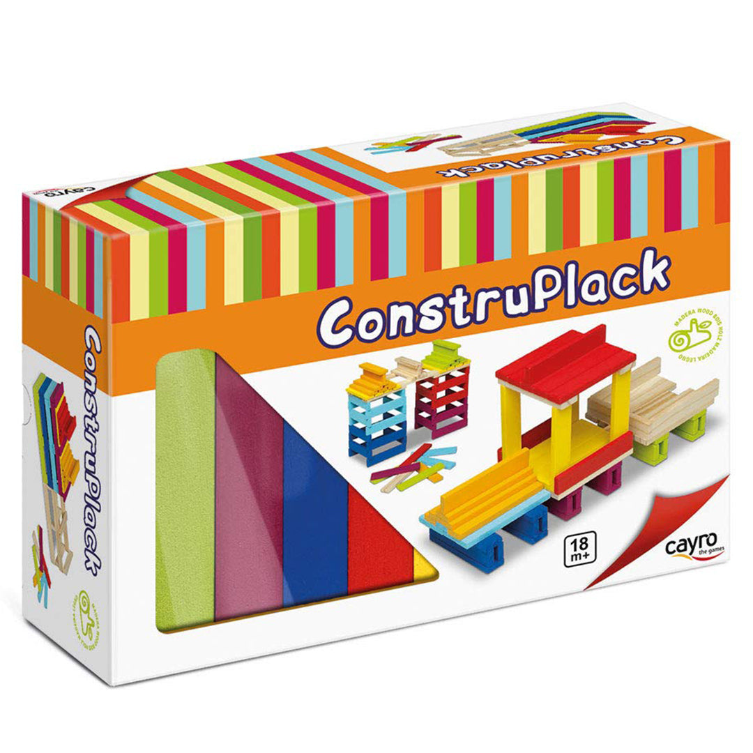70 Piece Wooden Stacking Planks