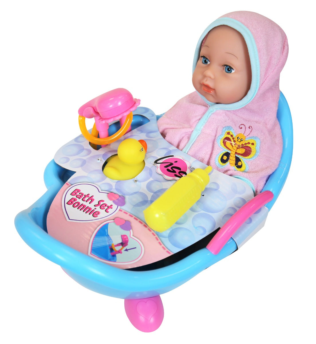 Buy Lissi Dolls Bath Baby With Bathtub Shower and Accessories | Yallatoys.com