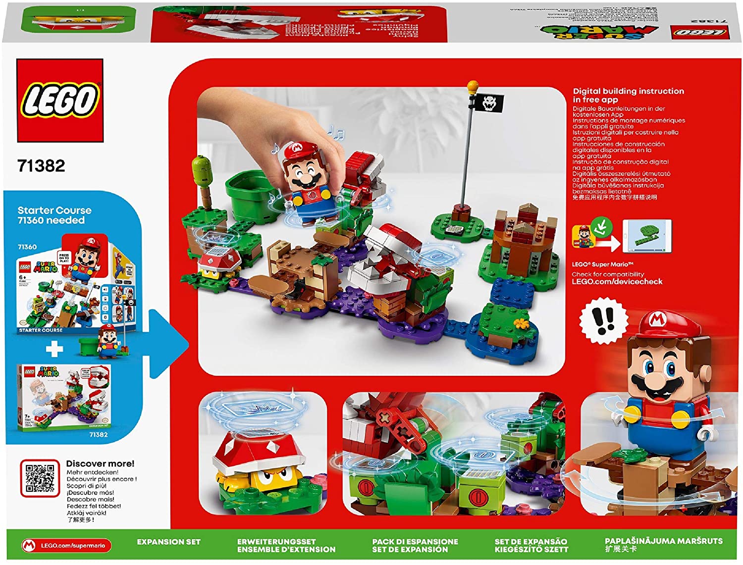 Buy Lego Super Mario Piranha Plant Puzzling Challenge Expansion Set | Yallatoys.com
