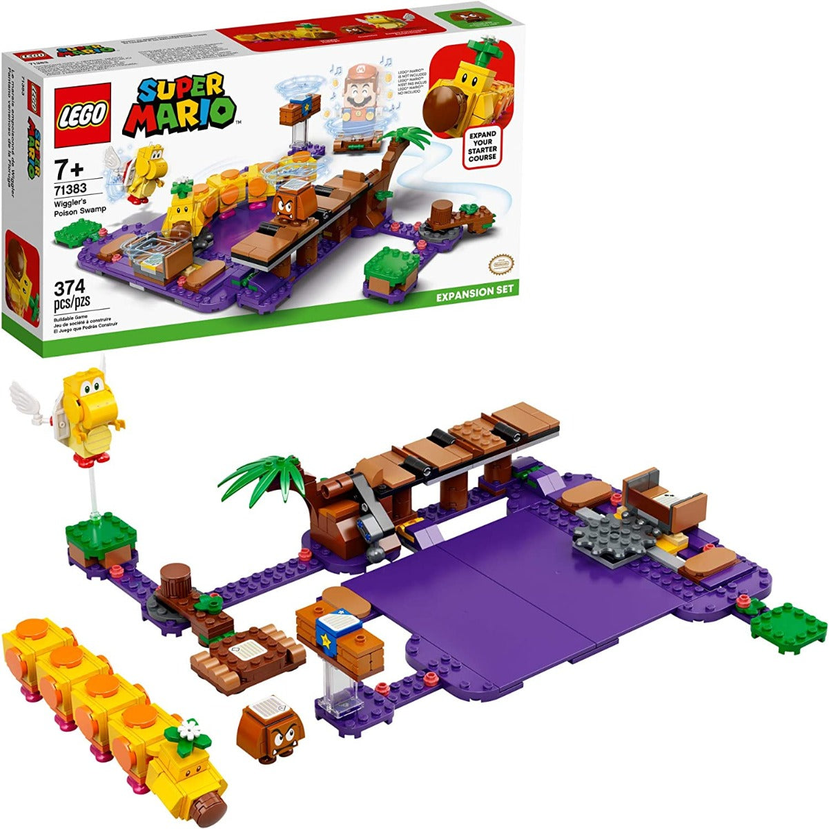 Buy Lego Super Mario Wigglers Poison Swamp Expansion Set | Yallatoys.com