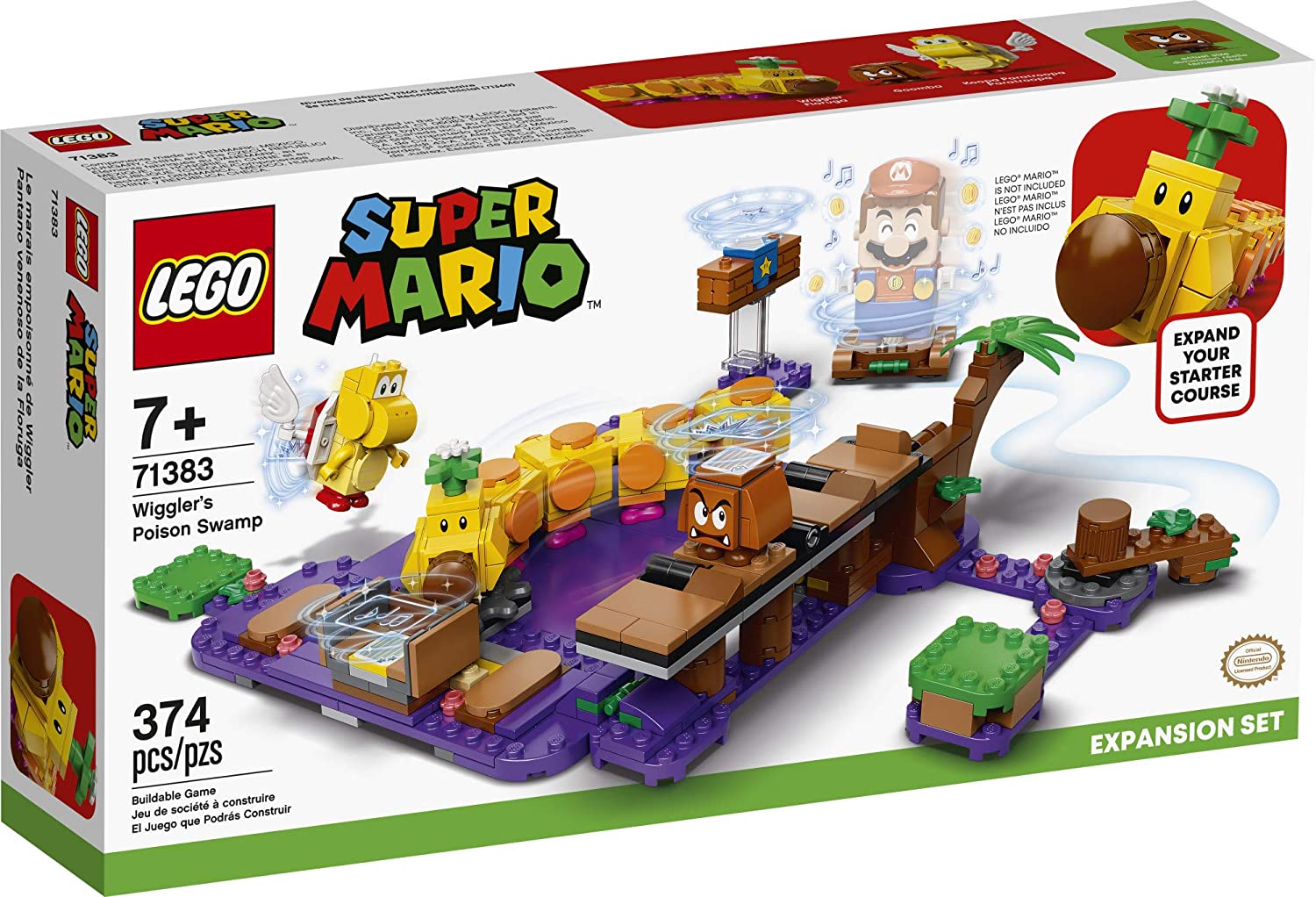 Buy Lego Super Mario Wigglers Poison Swamp Expansion Set | Yallatoys.com