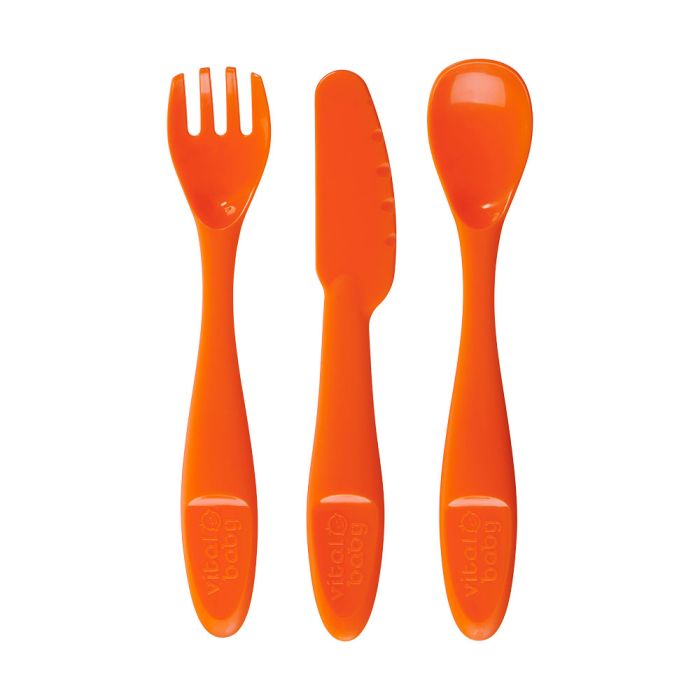 Vital Baby  Nourish Perfectly Simple Cutlery 15Pk  12 Months+ Vital Baby Yallatoys