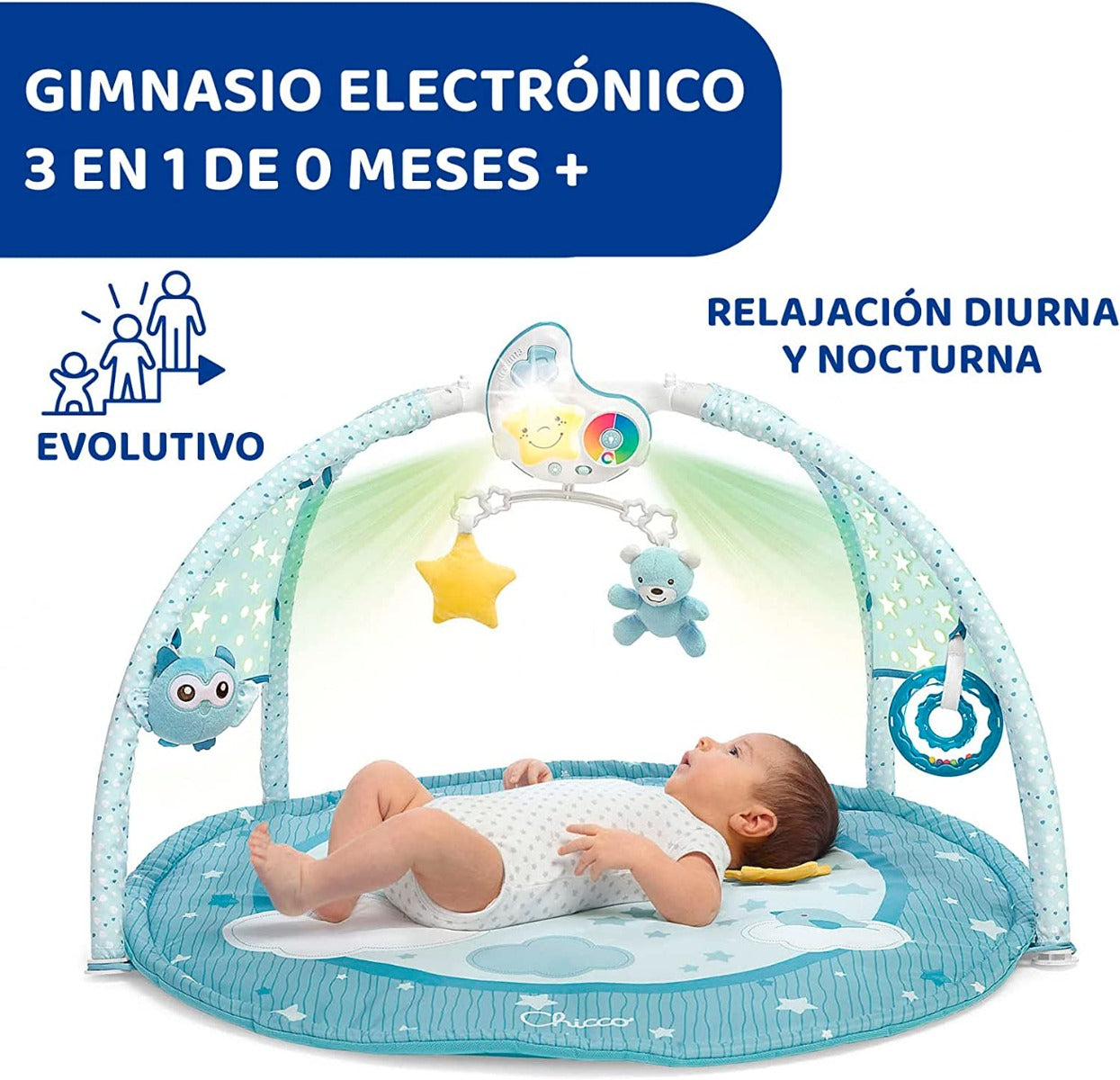 Chicco First Dreams Enjoy Colors Playgym - Blue Chicco Yallatoys