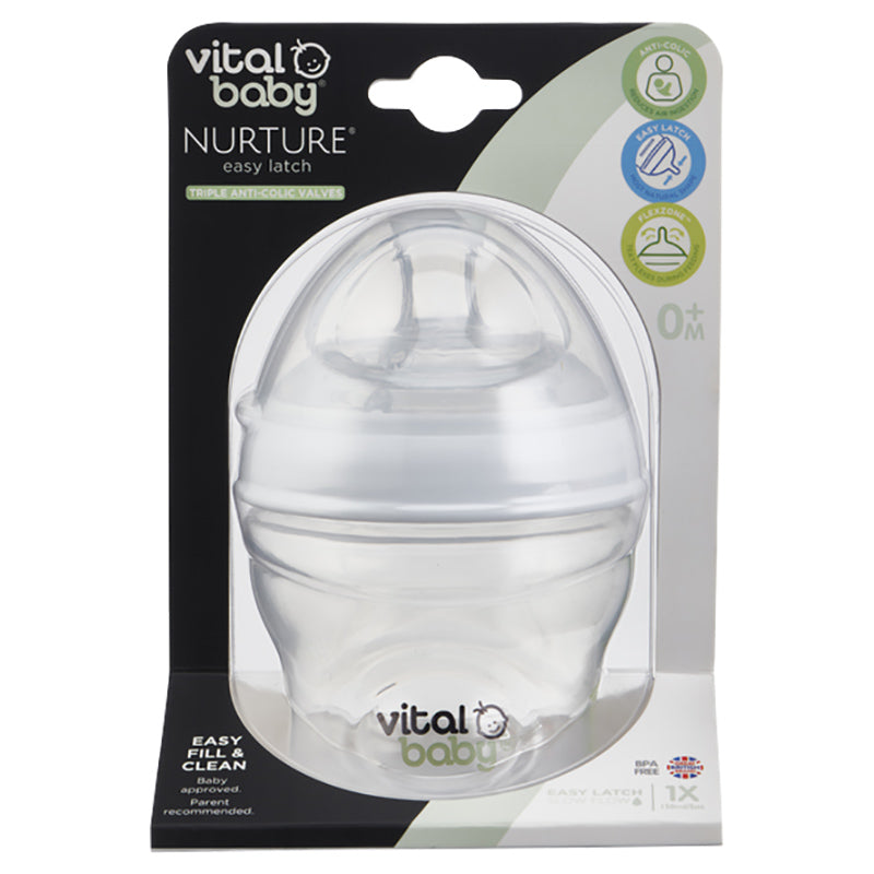 Vital Baby  Nurture Breast Like Feeding Bottles 150Ml Bulk 0 Months+ Vital Baby Yallatoys