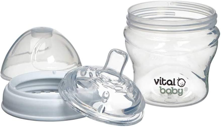 Vital Baby  Nurture Breast Like Feeding Bottles 150Ml 2Pk  0 Months+ Vital Baby Yallatoys