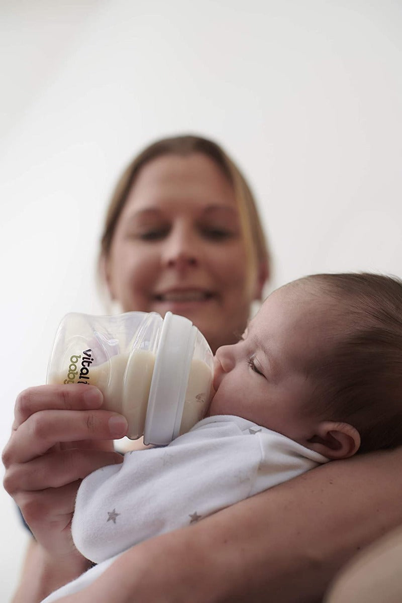 Vital Baby  Nurture Breast Like Feeding Bottles 150Ml 2Pk  0 Months+ Vital Baby Yallatoys