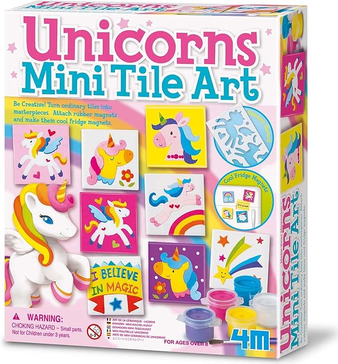 4M Unicorn Mini Tile Art 4M Yallatoys