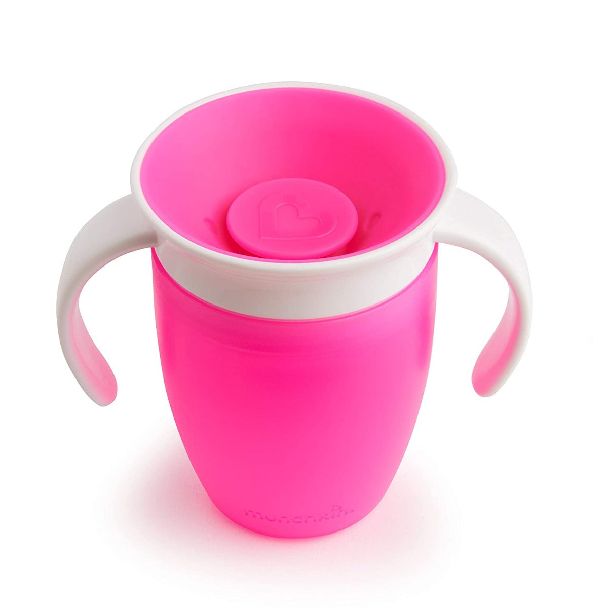 Munchkin  Miracle Trainer Cup With Lid 1Pk 7Oz Pink Munchkin Yallatoys